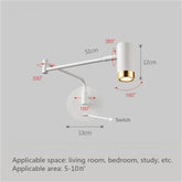 Modern Wall Light Sconces Reading Lamp for Bed Headboard Lamp Stairs Lighting Decorative Lights Decoration VIP Drop Shipping