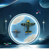 Rocket LED Ceiling Lamp Children Room Bedroom Study Bedroom Light Fighter Modern Lighting Lustre Indoor Home Decoration Lighting