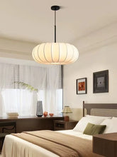 New Wabi Sabi E27 Led Pendant Light Dining Room Silk Suspend Lamp Bedroom Led Lamparas Luminarias Chandelier Lighting Droplight