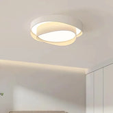 Modern Pure White Led Ceiling Light Nordic Minimalism Lustre Luminarias Bedroom Ceiling Mounted Lamp New Cream Style Indoor Lamp