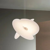 Nordic Silk Salon Chandeliers Creative Curve Design Led Light Modern Home Decoration for Living Room Dining Bedroom Pendant Lamp