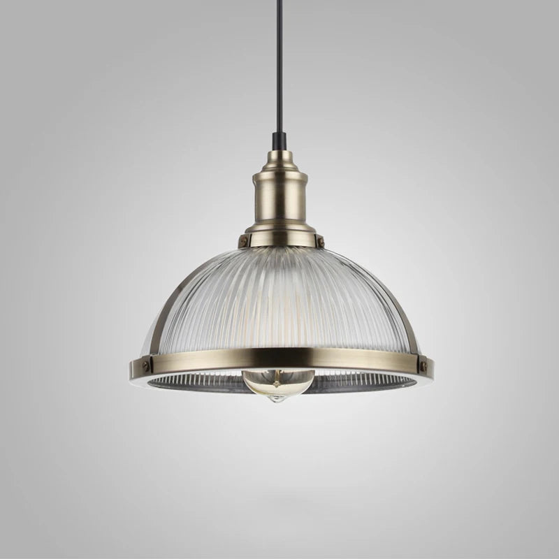 Vintage Hanging Lamp Pendant Lights Fixtures Glass Shade Loft  Luminaire Suspension Led Pendant Lamp for Dining Room Office E27