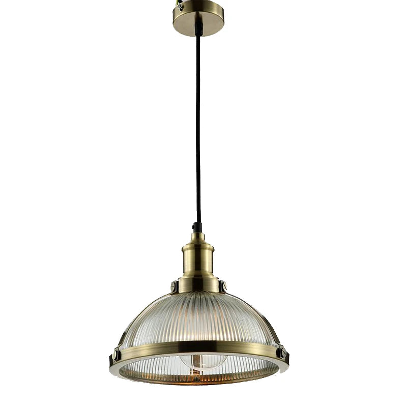 Vintage Hanging Lamp Pendant Lights Fixtures Glass Shade Loft  Luminaire Suspension Led Pendant Lamp for Dining Room Office E27