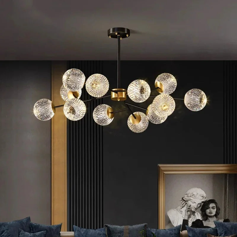 Nordic Minimalist LED Pendant Lights Hanging Wire Line Lamp For Dining Table Living Room