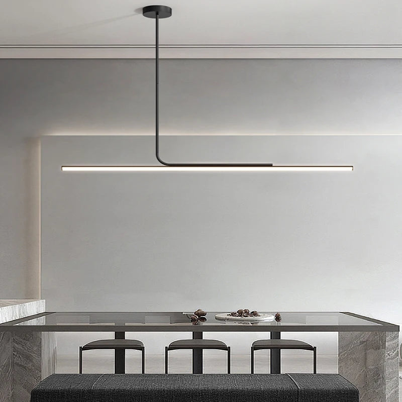 Nordic Minimalist LED Pendant Lights Hanging Wire Line Lamp For Dining Table Living Room Kitchen Restaurant Home Indoor Lighting