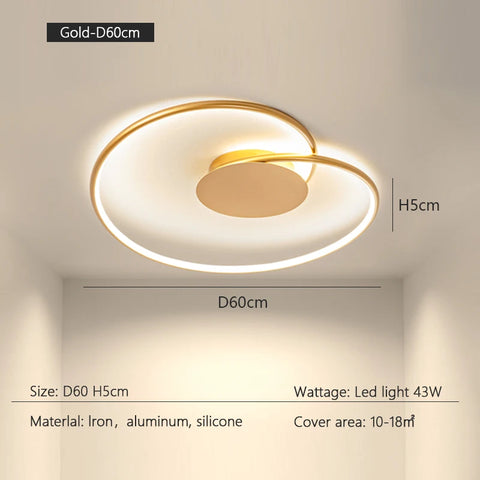 Bedroom Lamps  Mordern Minimalism Led Ceiling Lamp Creative Dimmable Study Room Light Indoor Lighting Home Decor Luster Fixtures