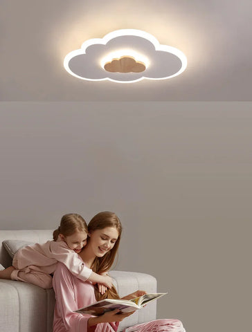 Cloud Ceiling Light Children Room Ceiling Light Fixture Acrylic LED Ceiling Light Dimmable with Remote Control Lamp Kid Bedroom
