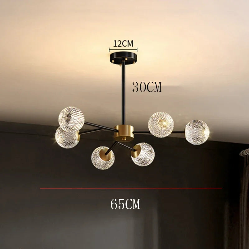 Nordic Minimalist LED Pendant Lights Hanging Wire Line Lamp For Dining Table Living Room