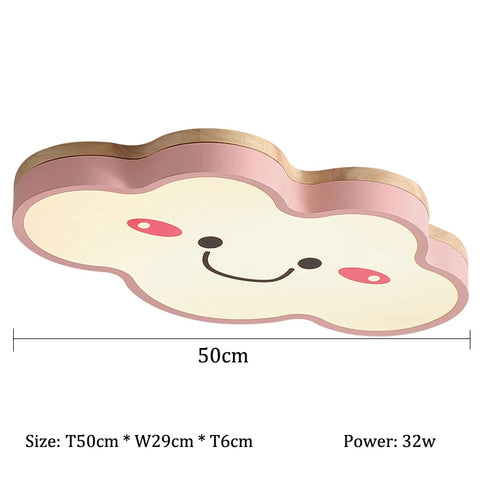 Led Cloud Ceiling Lights Multicolor Children's Room Ceiling Lamp Cartoon Bedroom Chandelier Amusement Kindergarten Nursery Lamps