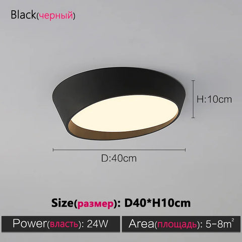 Bedroom ceiling lamp led modern minimalist minimalist Nordic lamps round living room lamp dining room master bedroom room lamp