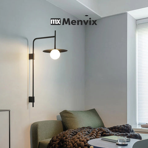 Menvix Modern Wall Lamp Nordic LED Lighting Fixtures Creative Sconces for Bedside Living Room Home Indoor Decoration Luminaire