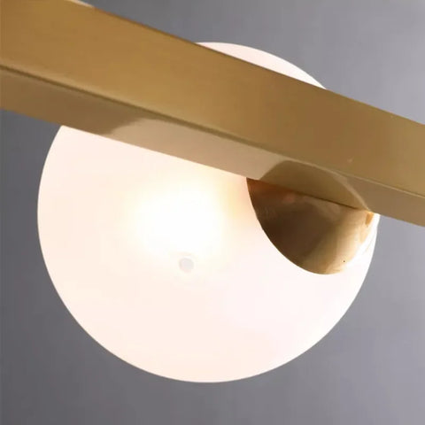 Nordic Glass Ball LED Pendant Lights for Table Living Dining Room Kitchen Island Food Chandelier Home Decor Lusters Luminaires