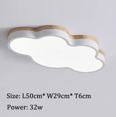 Led Cloud Ceiling Lights Multicolor Children's Room Ceiling Lamp Cartoon Bedroom Chandelier Amusement Kindergarten Nursery Lamps