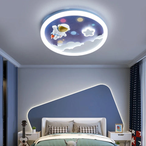 Modern Cute LED Ceiling Lamp For Kids Children's Room Bedroom Chandelier Light Interior Home Decoration Lustre Lighting Fixtures