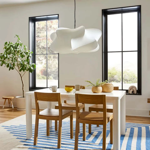 Nordic Minimalist Silk Lamp Restaurant Pendant Lights Luxury Home Decor Chandeliers For Dining Room Bedroom Suspension Luminaire