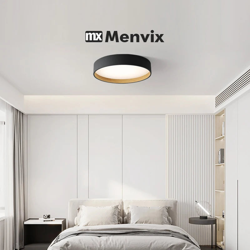 Italian minimalist bedroom ceiling lights round dining room studydecorative led lamps simple 2025 new home master bedroom lamp