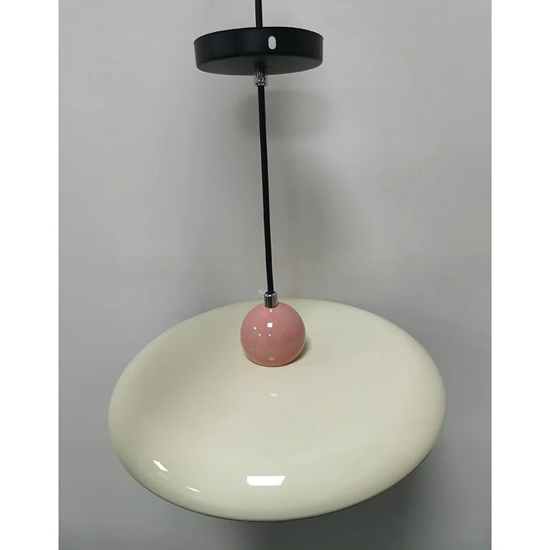 French Flying Saucer Chandelier Minimalist Internet Celebrity High-end Table Lamp  Dining Room Chandelier Cream Style Chandelier
