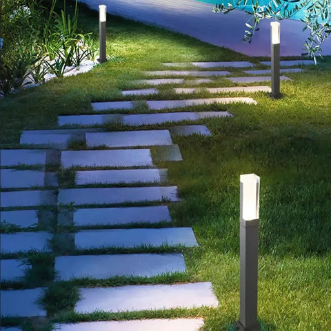 Outdoor LP65 waterproof lawn light LED 10W aluminum acrylic light, park square garden courtyard landscape light AC85-265V