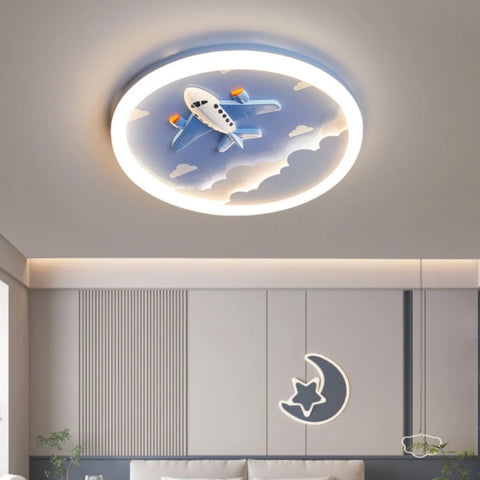 Modern Cute LED Ceiling Lamp For Kids Children's Room Bedroom Chandelier Light Interior Home Decoration Lustre Lighting Fixtures
