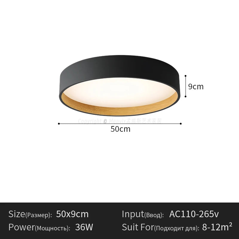 Italian minimalist bedroom ceiling lights round dining room studydecorative led lamps simple 2025 new home master bedroom lamp