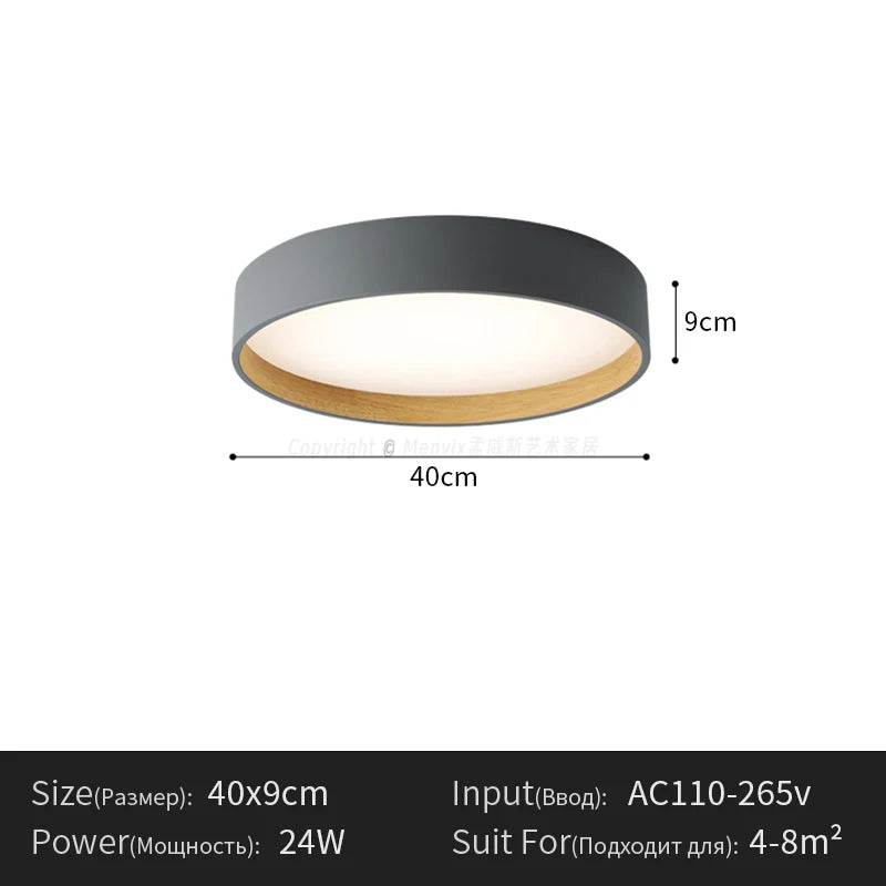 Italian minimalist bedroom ceiling lights round dining room studydecorative led lamps simple 2025 new home master bedroom lamp