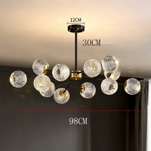 Nordic Minimalist LED Pendant Lights Hanging Wire Line Lamp For Dining Table Living Room