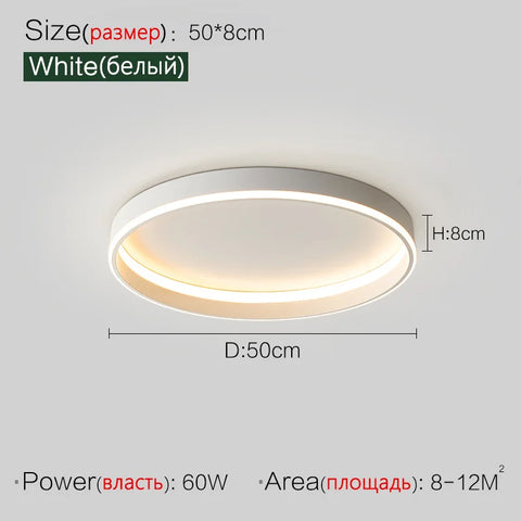 Bedroom lamp ceiling lamp led warm romantic decoration creative Nordic lights modern minimalist room master bedroom ceiling lamp