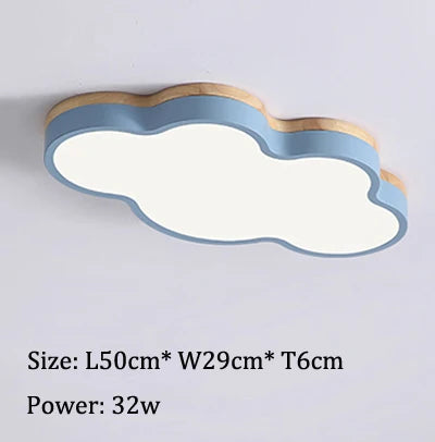 Led Cloud Ceiling Lights Multicolor Children's Room Ceiling Lamp Cartoon Bedroom Chandelier Amusement Kindergarten Nursery Lamps