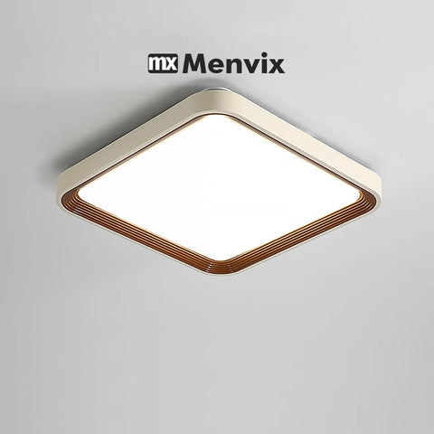 Menvix Modern LED Ceiling Light Wood Home Lightng Living Room Kitchen Bedroom Bathroom Room Surface Ceiling Lamp Home Decoration