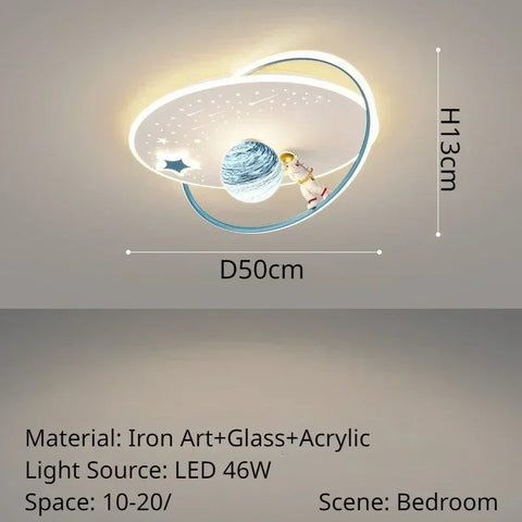 Children's Ceiling Lamp Modern LED Ceiling Chandelier Kids Room Light Home Decor Girls' Boys' Bedroom Lustre Lighting Fixtures
