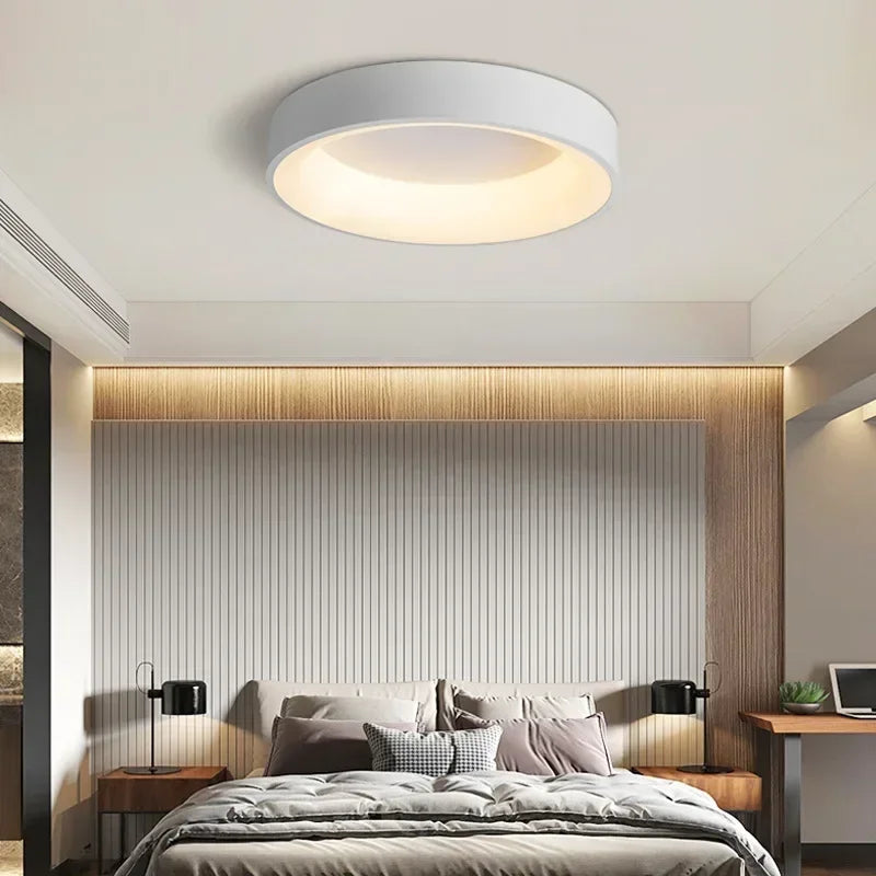 LED Ceiling Light 30/40/50CM Remote Control Adjustable Color Temperature Brightness Bedroom Living Room Hotel Indoor Lamp Lustre