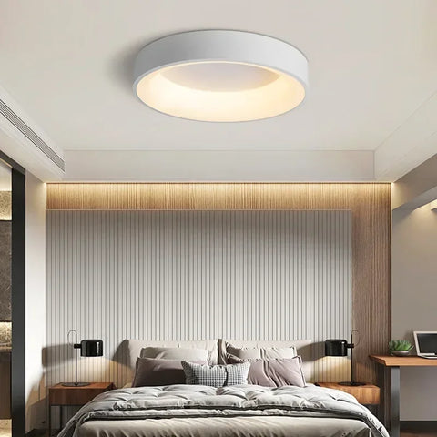 LED Ceiling Light 30/40/50CM Remote Control Adjustable Color Temperature Brightness Bedroom Living Room Hotel Indoor Lamp Lustre