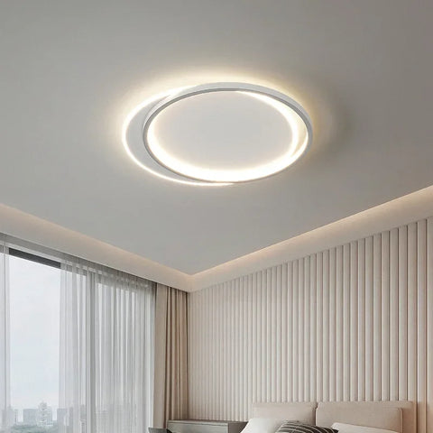Modern Simple Round Bedroom Led Ceiling Lamp Dimmable Circle Living Room Study Lights Indoor Lighting Home Decor Luster Fixtures