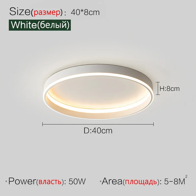 Bedroom lamp ceiling lamp led warm romantic decoration creative Nordic lights modern minimalist room master bedroom ceiling lamp