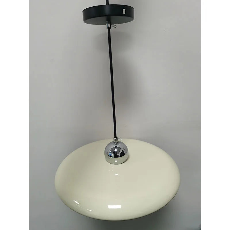 French Flying Saucer Chandelier Minimalist Internet Celebrity High-end Table Lamp  Dining Room Chandelier Cream Style Chandelier