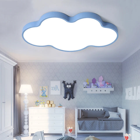 Led Cloud Ceiling Lights Multicolor Children's Room Ceiling Lamp Cartoon Bedroom Chandelier Amusement Kindergarten Nursery Lamps