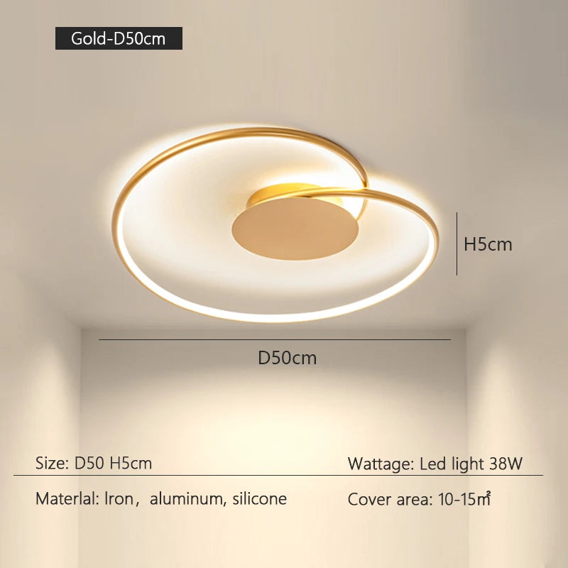 Bedroom Lamps  Mordern Minimalism Led Ceiling Lamp Creative Dimmable Study Room Light Indoor Lighting Home Decor Luster Fixtures
