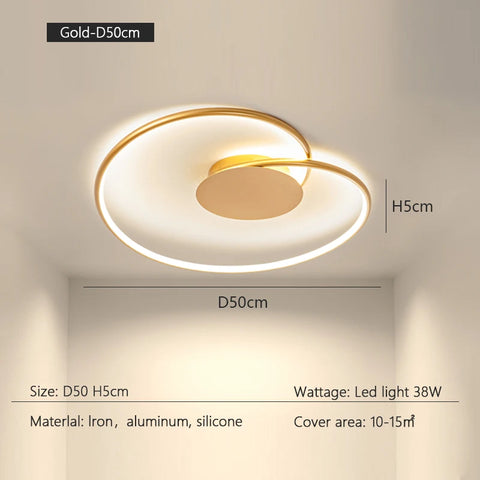 Bedroom Lamps  Mordern Minimalism Led Ceiling Lamp Creative Dimmable Study Room Light Indoor Lighting Home Decor Luster Fixtures
