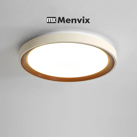 Menvix Modern LED Ceiling Light Wood Home Lightng Living Room Kitchen Bedroom Bathroom Room Surface Ceiling Lamp Home Decoration