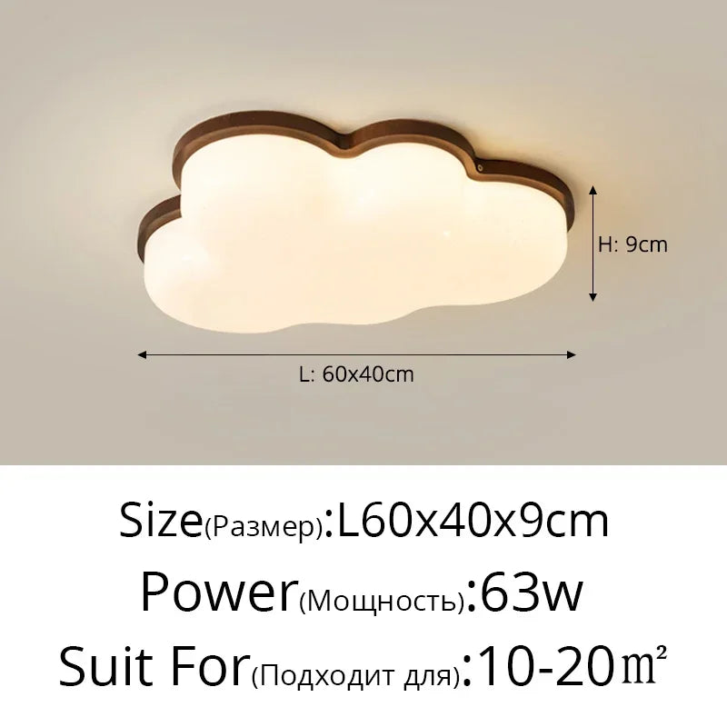 Nordic Cloud Ceiling Lamp Dimmable for Child Bedroom Balcony Baby Room Ceiling Lights Home Decor Indoor Lighting Luster Fixture