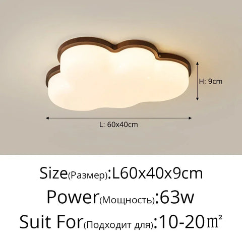 Nordic Cloud Ceiling Lamp Dimmable for Child Bedroom Balcony Baby Room Ceiling Lights Home Decor Indoor Lighting Luster Fixture