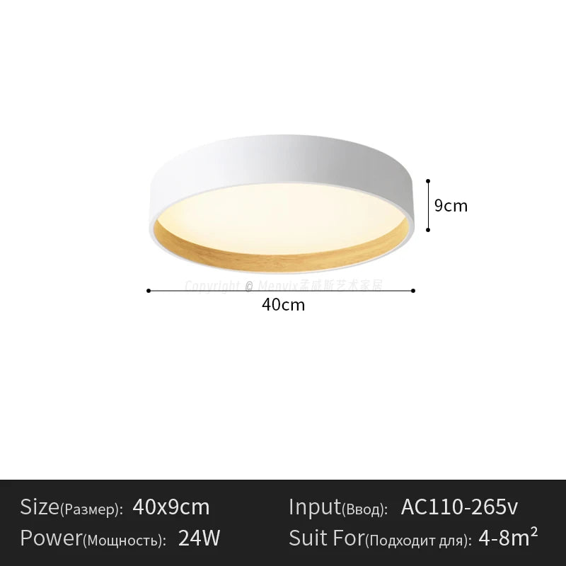 Italian minimalist bedroom ceiling lights round dining room studydecorative led lamps simple 2025 new home master bedroom lamp