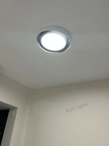 Dimmable Eye Protection LED Chandelier Modern Living Room Bedroom Study Ceiling Light Restaurant Circular LED Light