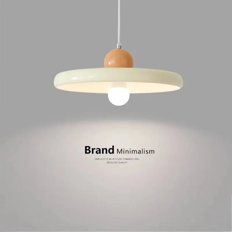 French Flying Saucer Chandelier Minimalist Internet Celebrity High-end Table Lamp  Dining Room Chandelier Cream Style Chandelier