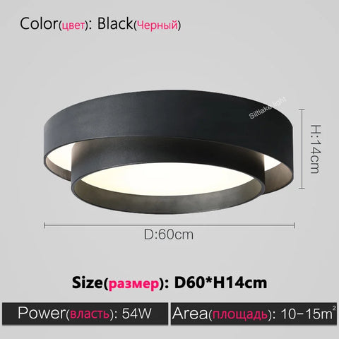 Full spectrum bedroom lamp ceiling lamp master bedroom lamp simple modern study living room lights