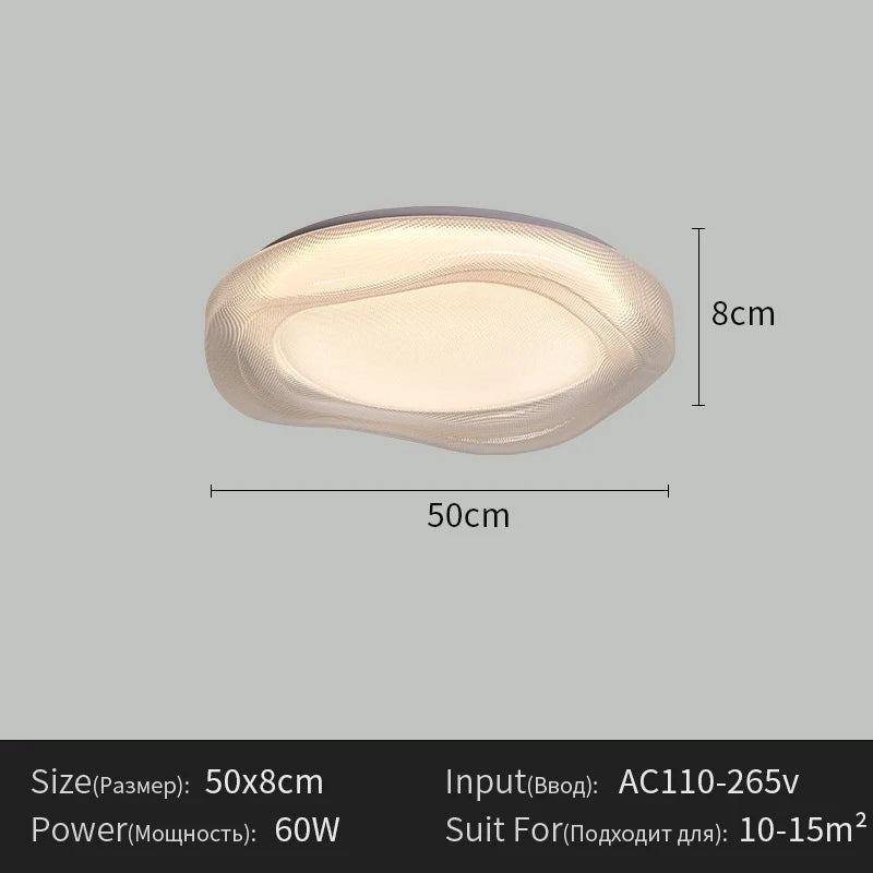 Bedroom Ceiling Light New Designer Creative Floating High-end Feeling Living Room LED Light Simple Modern Home Lighting Fixtures