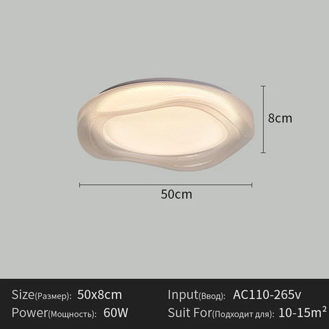 Bedroom Ceiling Light New Designer Creative Floating High-end Feeling Living Room LED Light Simple Modern Home Lighting Fixtures