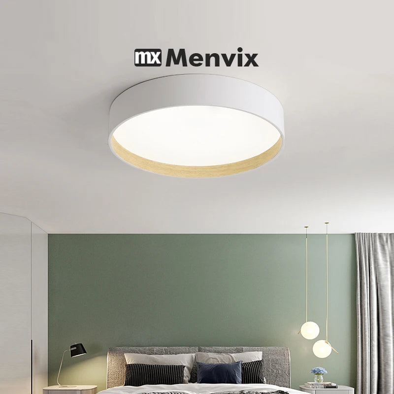 Italian minimalist bedroom ceiling lights round dining room studydecorative led lamps simple 2025 new home master bedroom lamp