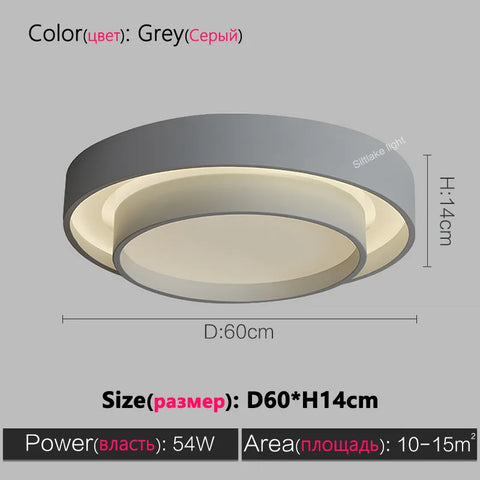 Full spectrum bedroom lamp ceiling lamp master bedroom lamp simple modern study living room lights