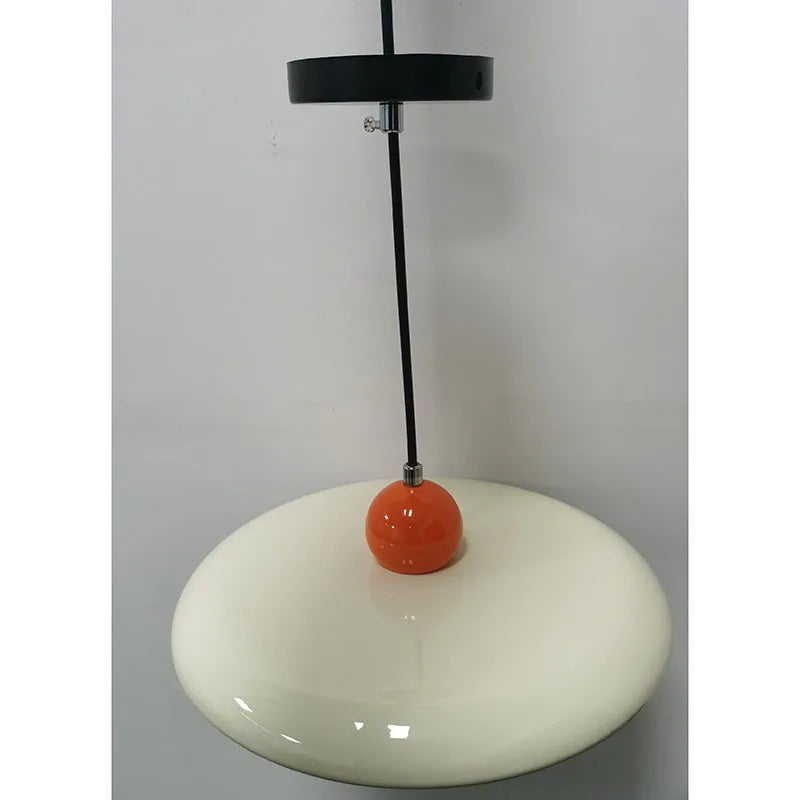French Flying Saucer Chandelier Minimalist Internet Celebrity High-end Table Lamp  Dining Room Chandelier Cream Style Chandelier